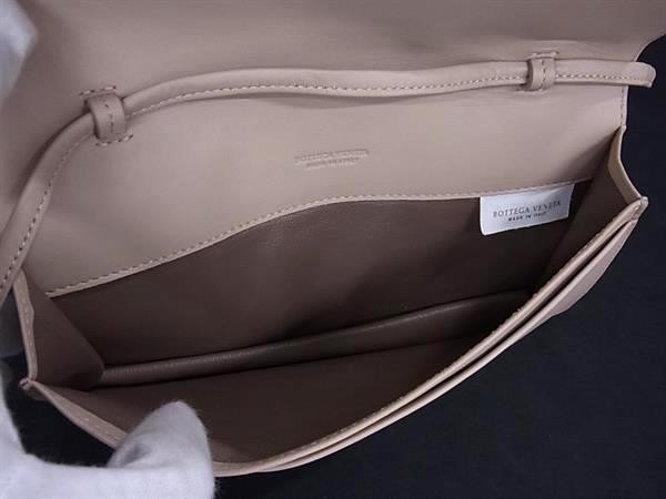 Bottega Veneta Mini Shoulder Bag Intrecciato Leather Beige thumbnail 5