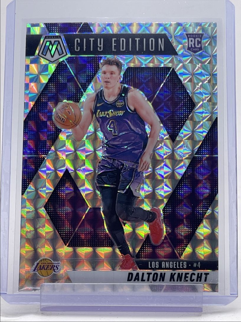 DALTON KNECHT 2024-25 MOSAIC CITY EDITION ROOKIE MOSAIC PRIZM RC Q1727