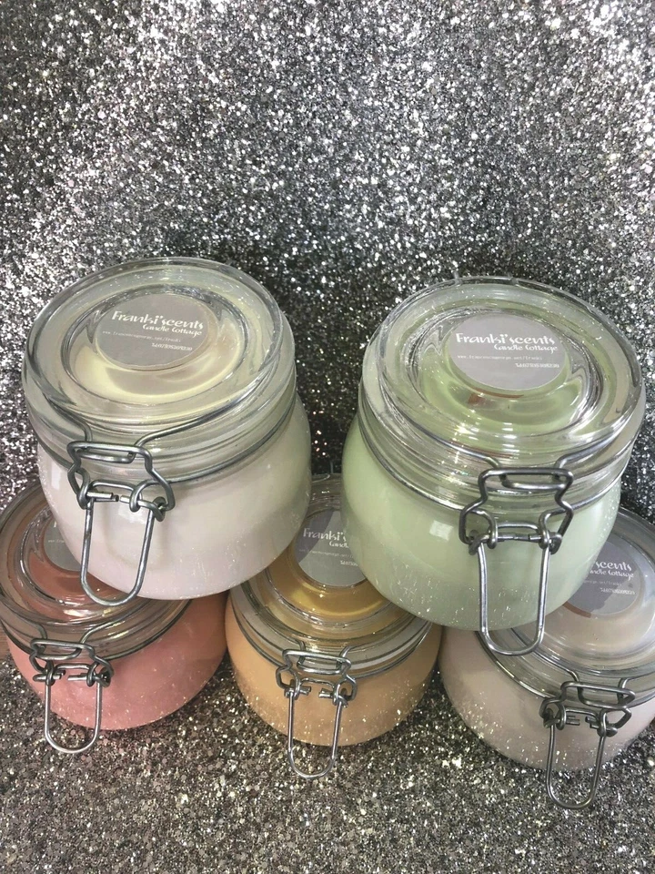 Highly scented, CITRONELLA handmade, Jumbo, Soy Wax, Candle - Image 2 of 4