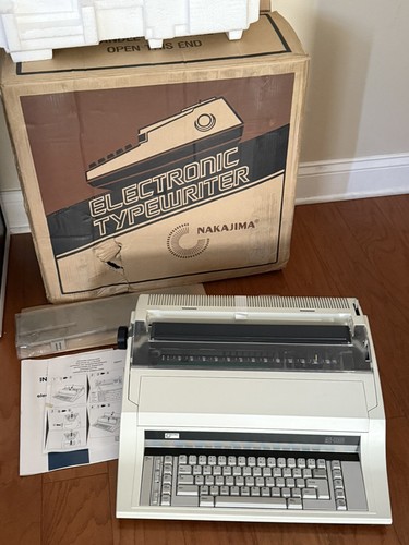 Brand New Boxed Nakajima WPT-160 Electronic Portable Typewriter