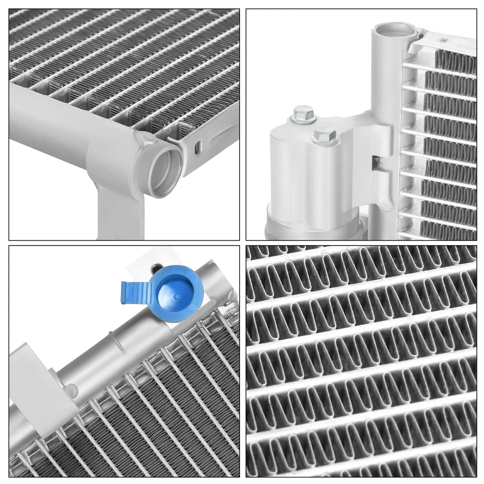 A/C AC Condenser for 2015 2016 2017 2018-2022 Ford Mustang 3.7L 5.0L 5.2L V6 V8 - Image 2 of 4