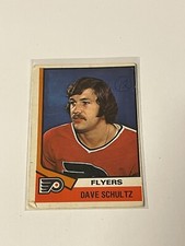 1974-75 O-Pee-Chee #196 Dave Schultz POOR **025881