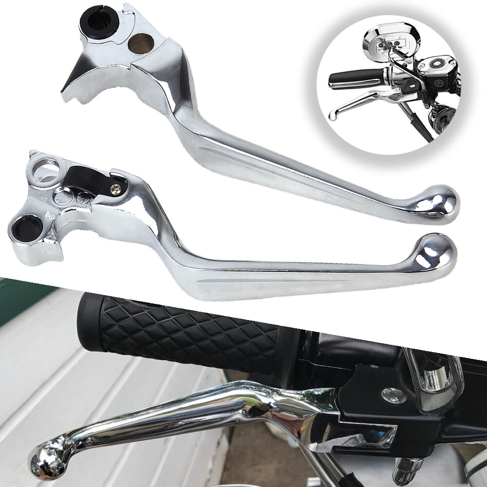 Hand Levers Brake Lever Clutch Levers Chrome for 96-06 Harley Dyna