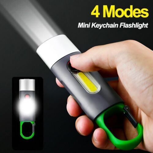 BORUiT V10 LED Keychain EDC Flashlight Type-C Rechargeable V3 Torch Work Light - Picture 24 of 28