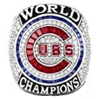 Chicago Cubs World Series Champions 2016 Ring Baez Bryant Rizzo Zobrist S 8-14
