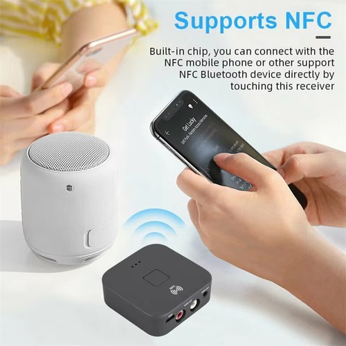 NFC Bluetooth Empfänger Wireless Audio Adapter für Autoradio Home Stereoanlage - Bild 12 von 14