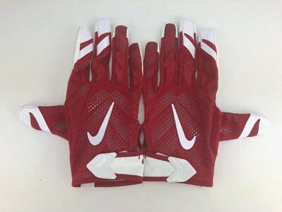 Nike Vapor Knit Football Gloves Receiver Red White Mens PGF396-687