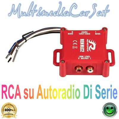 1 Pezzi Car RCA Audio Convertitore Di Uscita Di Linea Da