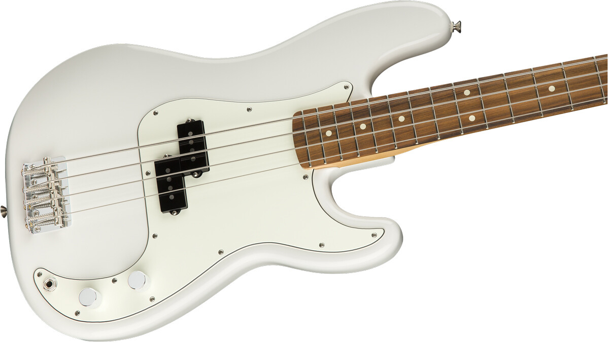 New Fender / Player Series Precision Bass Polar White / Pau Ferro 