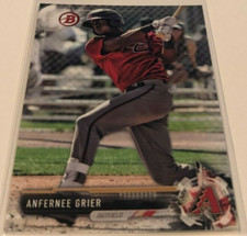 2017 Bowman Draft Baseball Anfernee Grier Arizona Diamondbacks base card #BD-99