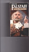FALSTAFF THE ROYAL OPERA COVENT GARDEN VHS RENATO BRUSON MINT 