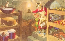 Cats Postcard Eugen Hartung Illustrator Post WW2 Published by Alfred Mainzer N