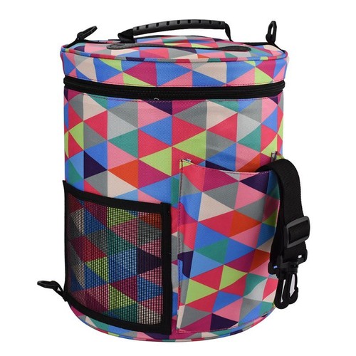 Yarn Storage Bag Round Knitting Wool Yarn Bags Crochet Sewing Needles