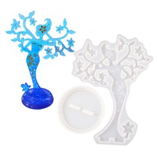 DIY Epoxy Resin Silicone Molds Jewelry Rack Holder Mould Casting Making Craft