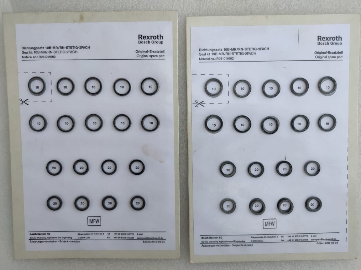 REXROTH R961011082 SEAL KIT 10B-MR/RN-STETIG-2FACH LOT OF 2