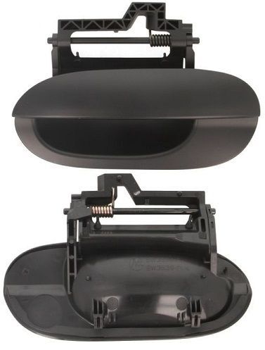 Poignée de porte extérieur arrière gauche 51228245465 en ABS noir