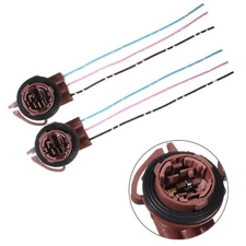3157 4157 Wiring Harness Connector Socket For Brake Turn Signal Light LED Blubs