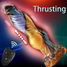 Male Prostate Massager Vibrator Thrusting Anal Butt Plug Dildo Sex Toys for Men