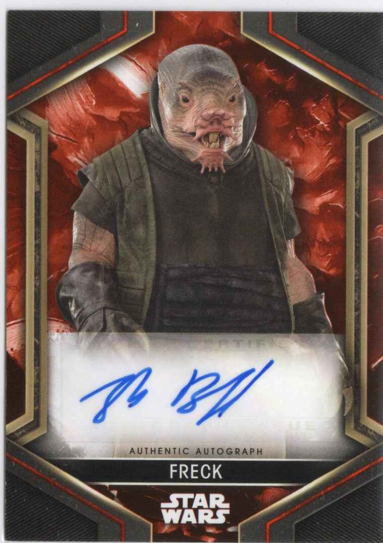 Star Wars Obi-Wan Kenobi ORANGE Auto A-ZB Zach Braff as Voice of