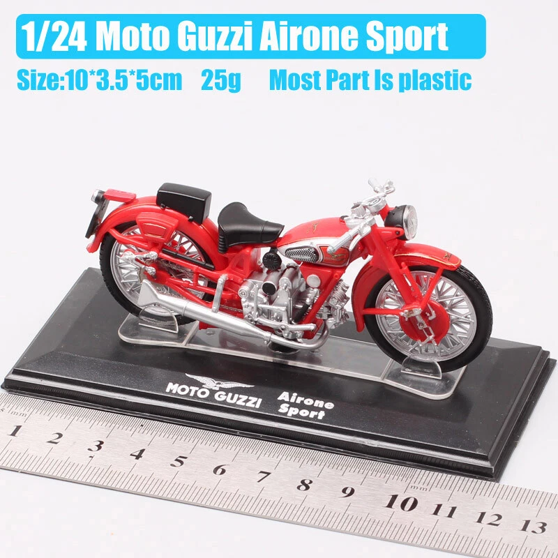 1/24 Moto Guzzi Zigolo Falcone Airone V11 V50 Daytona Motorcycle Model Toy Bike - Image 3 of 4