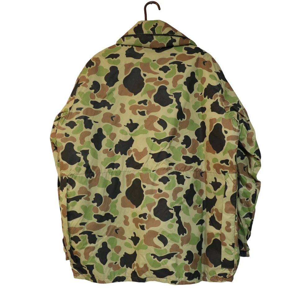 Vtg Stearns Float Flotation Camouflage Hooded Rain Jacket Coat Mens XL USA MN - Image 2 of 4
