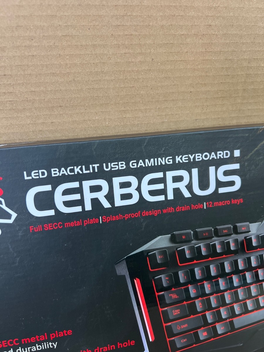 ASUS CERBERUS LED BACKLIT USB GAMING KEYBOARD | 90YH00R1-B2ZA00 | eBay