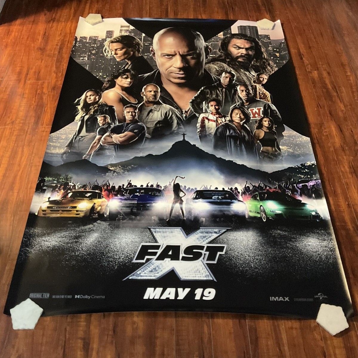FAST X #Fast&Furious Group Main Release D/S Bus Stop Big Movie