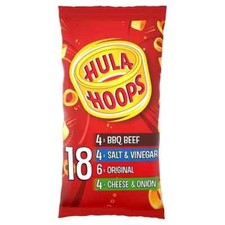 Hula Hoops variety Crisps 18x 24g- Sharing Multipack