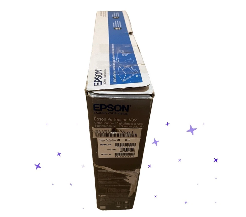Epson Perfection V39 Flatbed Scanner - Black Brand New/Open Box - Image 3 of 4