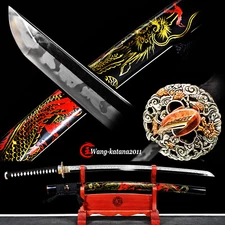Top Grade Cloud&Dragon Katana Hadori-Polish Clay Tempered Japanese Samurai Sword
