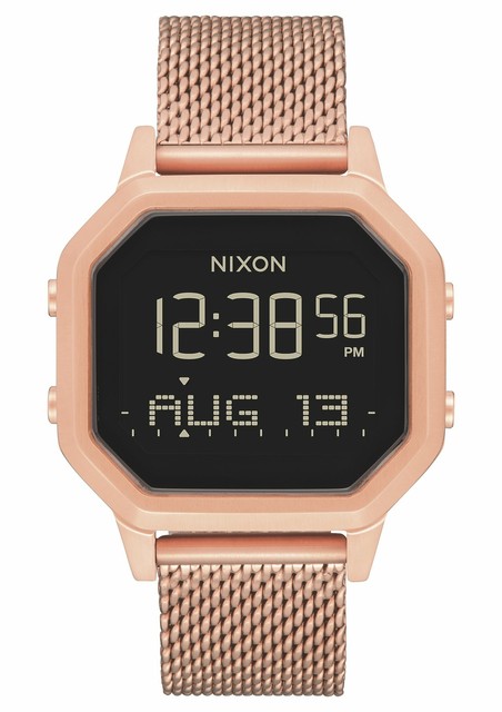 women's digital watch rose gold