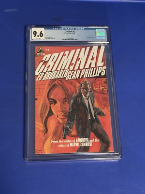 Criminal #1 CGC 9.6 1st Appearance Leo Patterson Ed Brubaker Phillips Comic 2006
