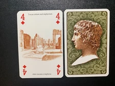 Swap Playing Card  Pompeii  TUSCAN ATRIUM AND IMPLUVIUM Lo Scarabeo Torino