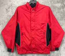 DryJoys by FootJoy Men's Jacket Full Zip Size L Red Champions Tour Golf