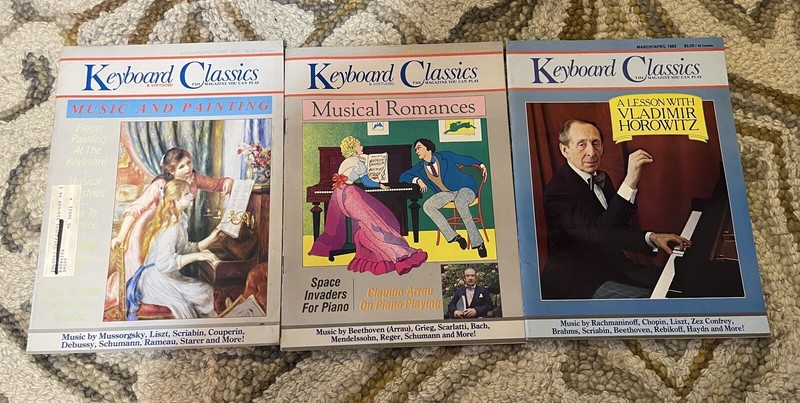 Vintage 1982-1983 Keyboard Classics Magazines (Lot of 5)