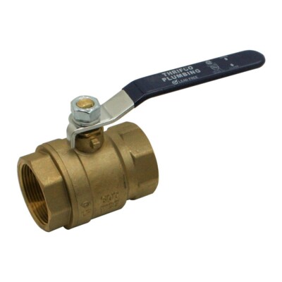 Thrifco 6416033 3/4 Inch IPS Full Port Brass Ball Valve