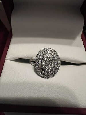 Helzberg Diamonds Engagement Ring, CTW, White Size