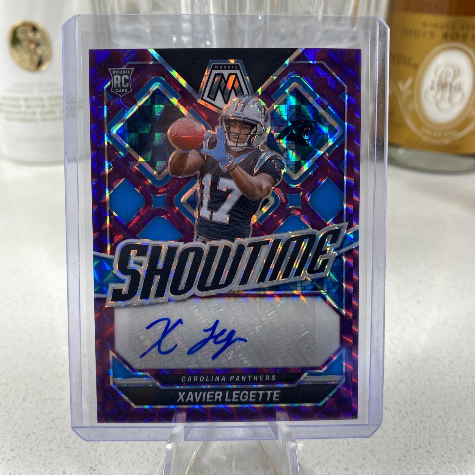 2024 Mosaic Xavier Legette RC Rookie Auto Purple Mosaic Prizm Showtime /49 🔥
