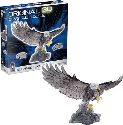 Bepuzzled, Eagle Deluxe Original 3D Crystal Puzzle, Dimensional Brainteasers for