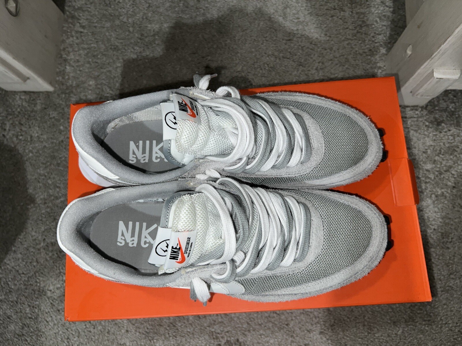 SACAI X NIKE Taglia 10 Nike LDV Waffle x Fragment Design x Sacai Grigio