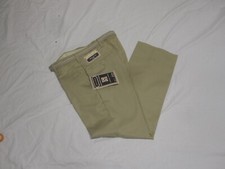 NWT Vintage BIG YANK 'Sport-Abouts' Khaki PREPPY Casual Pants W/Belt Mens 32x30