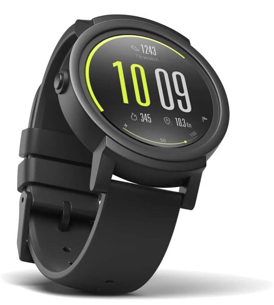 Ticwatch E most comfortable Smartwatch-Shadow1.4 inch OLED Display Black