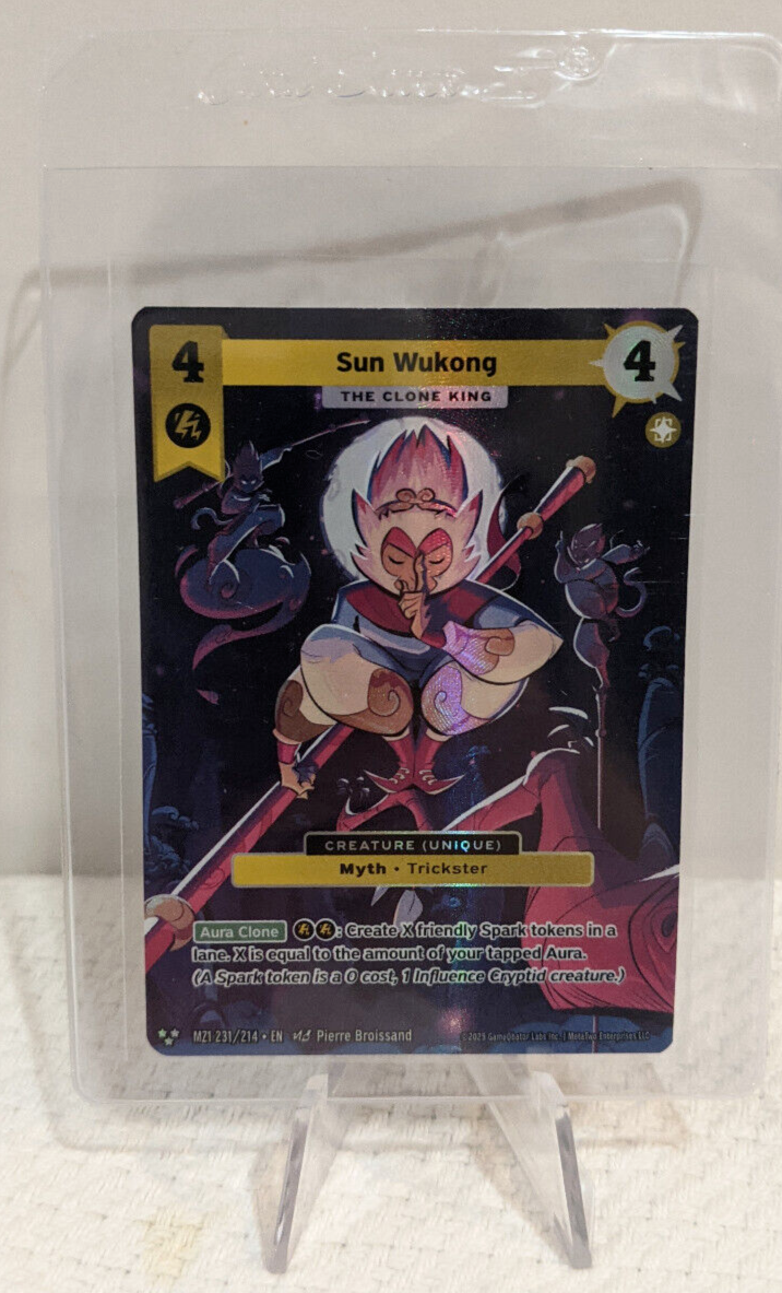 Metazoo Base Set - Alt Art Sun Wukong 231/214 - Psa 10 Worthy
