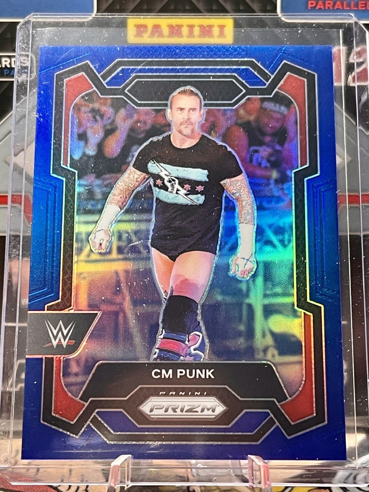 2024 WWE Prizm CM Punk Blue Prizm 157/199