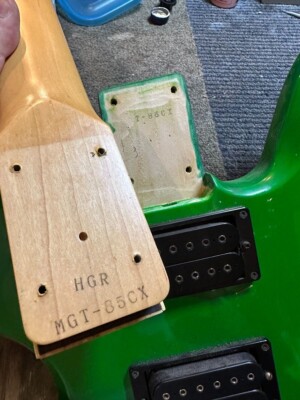 Target Fernandes MGT-85CX Mockingbird Green Hide XJAPAN B.C.Rich