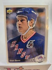 1992-93 Upper Deck - Adam Graves #388 New York Rangers