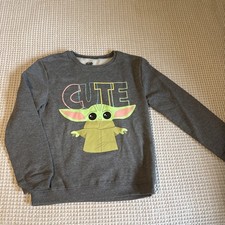 Star Wars Sweatshirt The Child Grogu Cute Gra...
