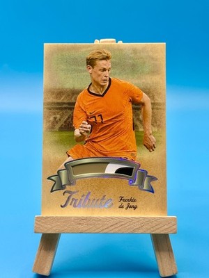Frenkie de Jong | 2021 Futera Unique Tribute Patch 1/1 - Ajax & Netherlands 