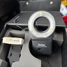 Vivitar Macroflash 5000 Auto Manual Flash Ring Plus Extra Look
