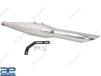 Passend FüR Royal Enfield Classic 350 500Cc Auspuff SchalldäMpfer Spiegel Chrom